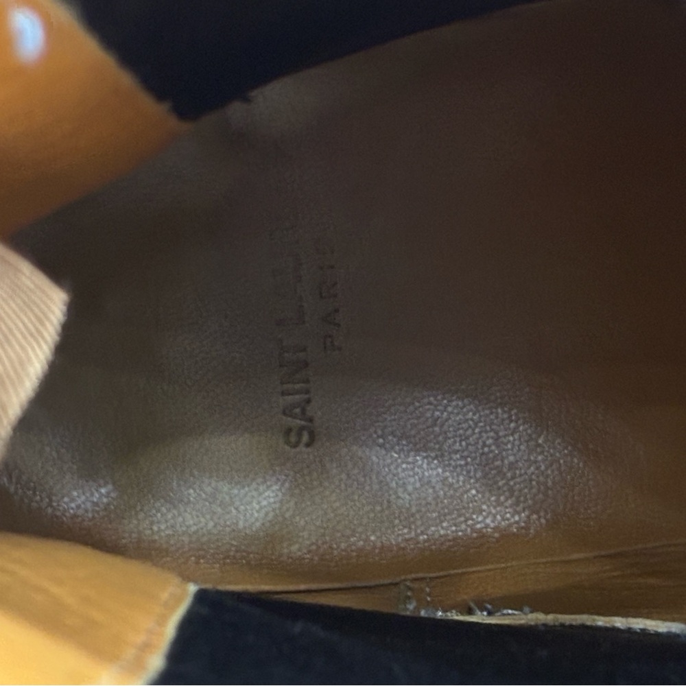 $1290 Saint Laurent Wyatt Chelsea Boot Size US 7 EU 40 - Picture 10 of 12